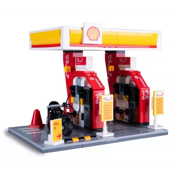Model čerpacej stanice Jamara CaDA Shell 402858 s detailným dizajnom