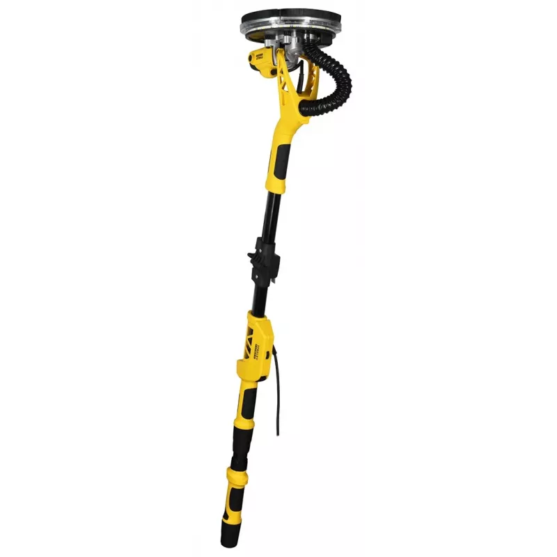 Kotúčový brúsny stroj STANLEY SFMEE500S 750 W, nastaviteľná rýchlosť, teleskopická rukoväť, soft rukoväť, čierna/žltá