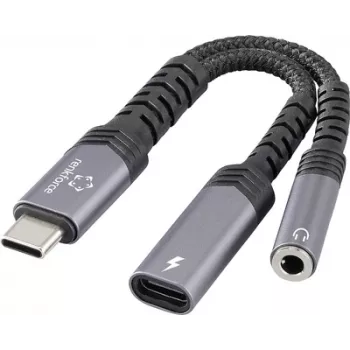 Renkforce USB-C audio adaptérový kábel [1x konektor samec – 1x audio stereo jack (RF-6877608)
