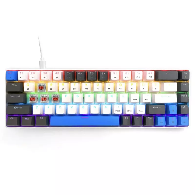 Media-Tech MT1259 Red Core MX60 mechanická herná klávesnica 60 %