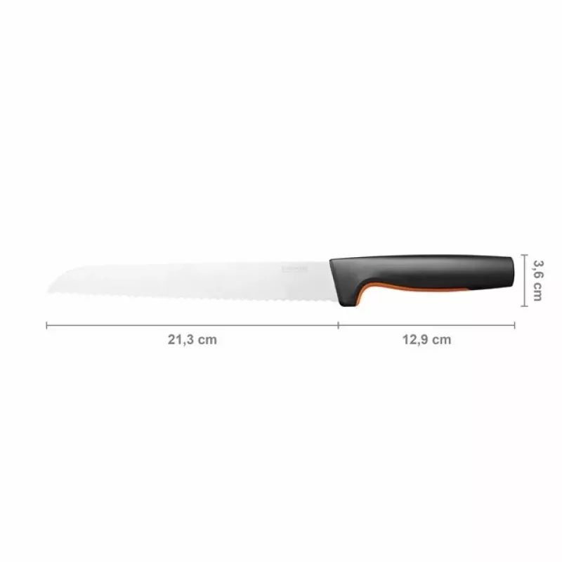 Fiskars 1057538 kuchynský nôž nehrdzavejúca oceľ 1 kus nôž na chlieb