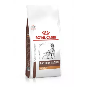 Suché krmivo pre psov Royal Canin Gastrointestinal Low Fat 12 kg — veterinárna diéta, 22 % proteínu, 7 % tuku, hydina
