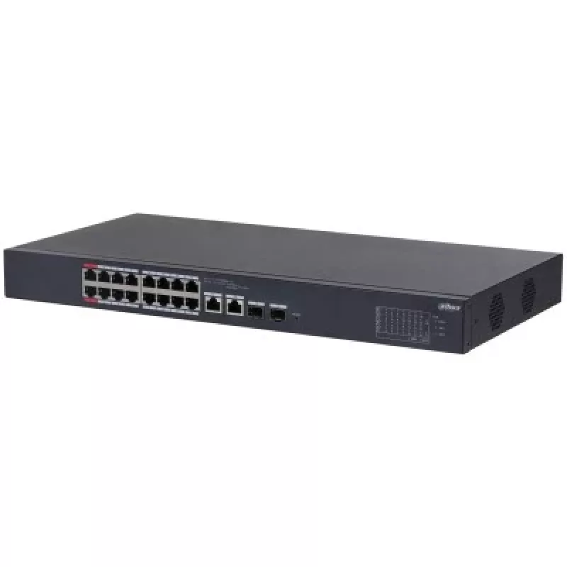 Dahua Technology DH-CS4218-16ET-135 sieťový switch Managed L2 Gigabit Ethernet (10/100/1000) Power over Ethernet (PoE) čierny