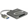 DeLOCK 91583 čítačka kariet USB 3.2 Gen 1 sivá