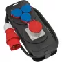 Brennenstuhl 1151600010 - štandard - plast - čierna - modrá - červená - 4 AC výstupy - 2 m - 400 V