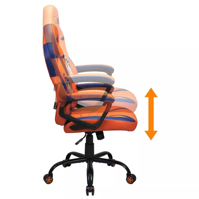 Kancelárska stolička Subsonic SA5573-D6 čalúnené sedadlo oranžová