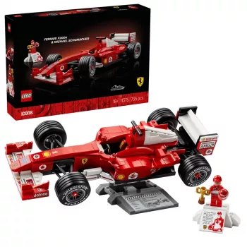 LEGO ICONS 11375 Ferrari F2004 & Michael Schumacher