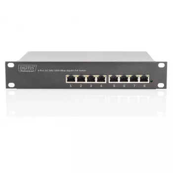 DIGITUS Gigabit Ethernet PoE switch 8-port PoE+ 10
