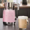 Automatický šľahač mlieka Smeg MFF11PKEU ružová nerezová oceľ 500W