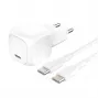 USB-C nabíjačka Belkin BOOSTCHARGE WCA009KQ1MWH-B6 20W PD PPS — kompaktný napájací adaptér