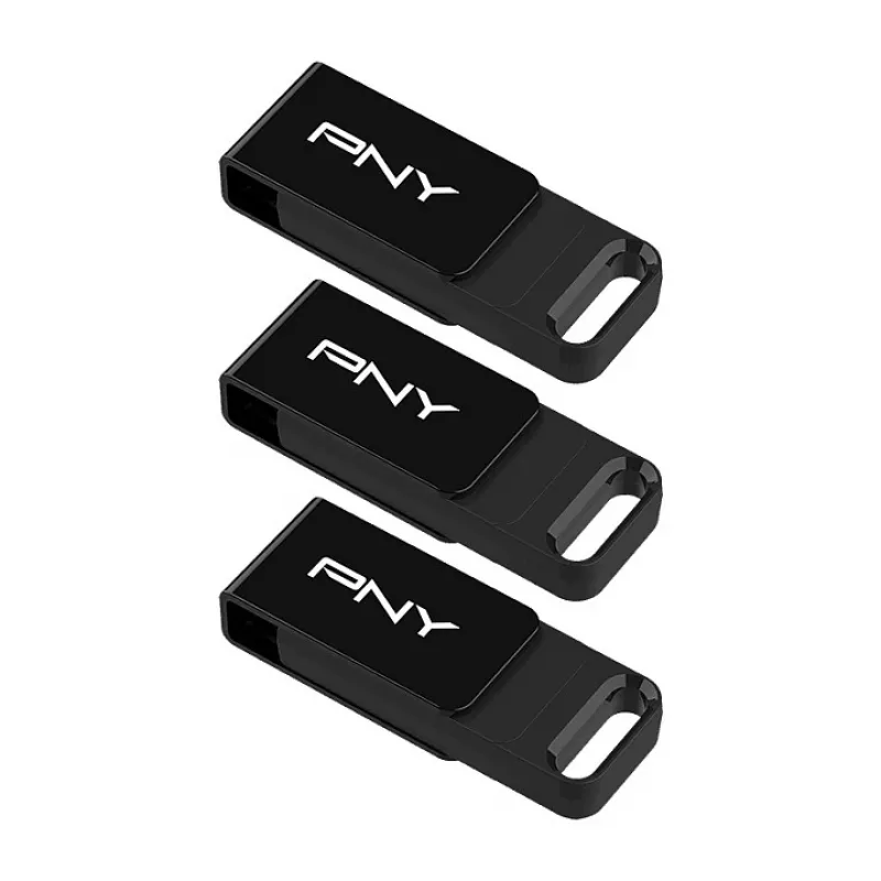 PNY Elite 128 GB USB-C 3.2 Gen 1 USB kľúč, balenie 3 ks (Retail)