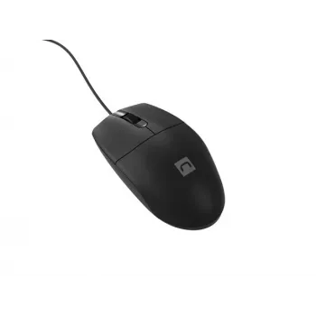 Káblová kancelárska myš NATEC Ruff Plus USB Type-A, pravácka, 1200 DPI, 3 tlačidlá, čierna