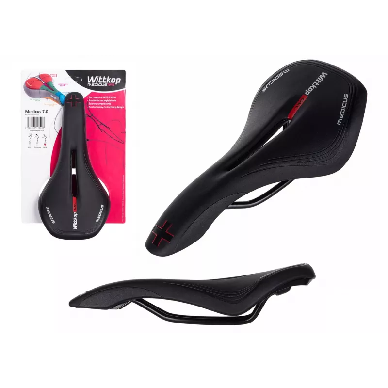 Bicyklová sedačka Wittkop Medicus Twin 7.0