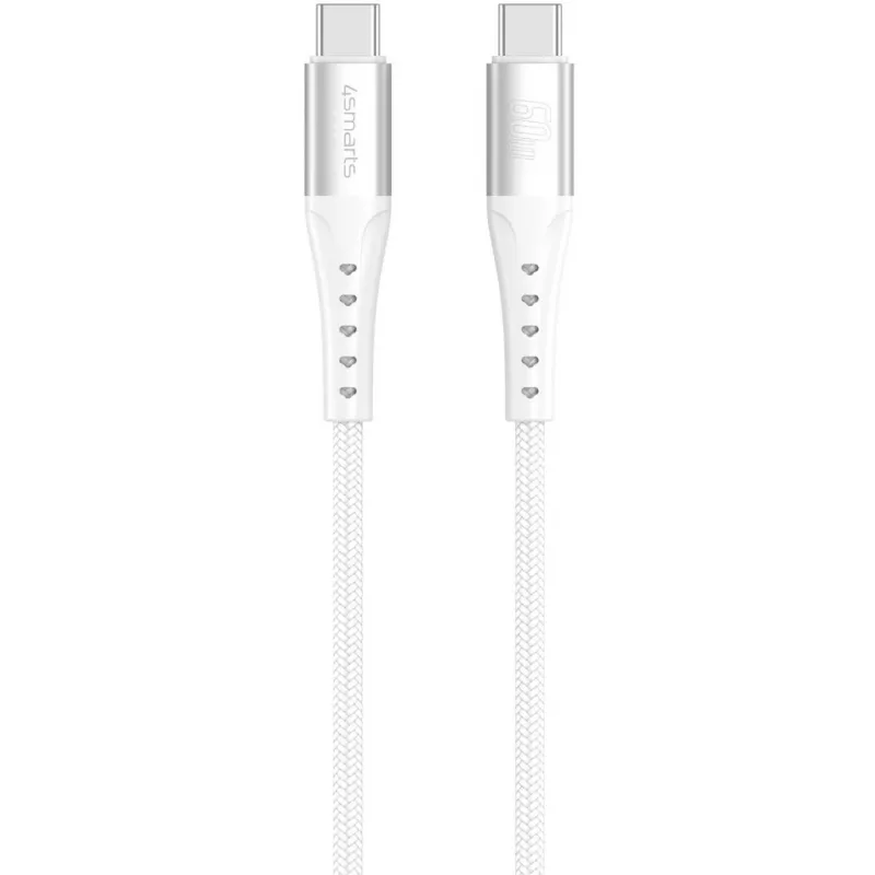 USB kábel 4smarts 541452 1,5 m USB-C biely 0,48 Gbit/s