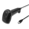 Laserová čítačka čiarových kódov 1D CCD Qoltec 50866, USB, čierna