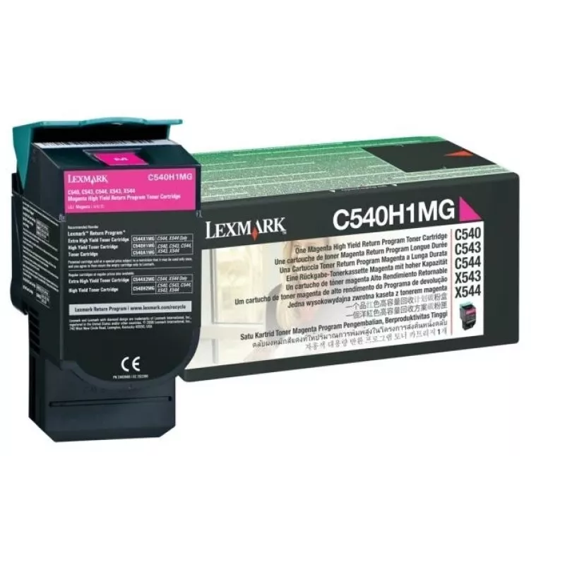 Lexmark C540H1MG - toner magenta - pre C540, C543, C544, C546, X543, X544, X546, X548