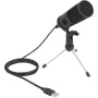 Delock - mikrofón - USB - čierny (66832)
