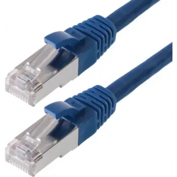 Sieťový kábel Helos CAT6 S/FTP (PIMF) 0,25 m modrá