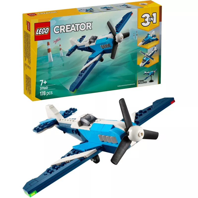 LEGO CREATOR 3 IN 1 31160 Pretekárske lietadlo
