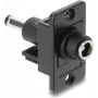 Panelový adaptér DC dutý konektor samec DELOCK 5,5x2,5 mm na 5,5x2,1 mm, model 91120