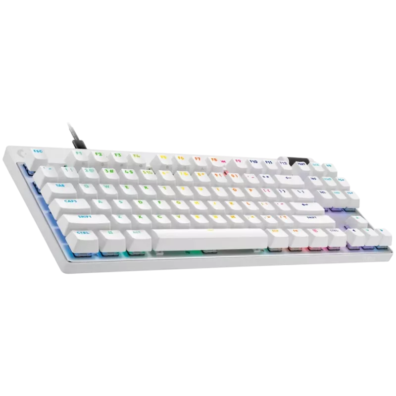 LOGITECH G PRO X TKL RAPID herná klávesnica - BIELA - US INT'L - USB - EMEA28i-935 - LINEAR