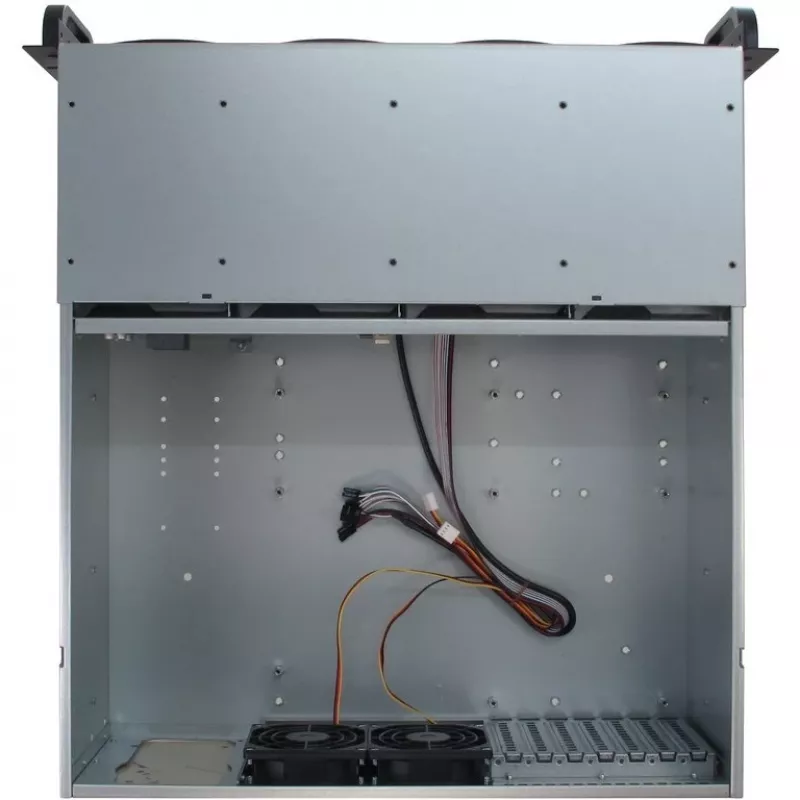 Serverová skriňa Inter-Tech 4U-4408 Rack čierna, strieborná