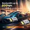 Unitek C1626GY01-1.5M kábel DisplayPort 2.1, 8K@120Hz, 1,5 m, čierny/sivý