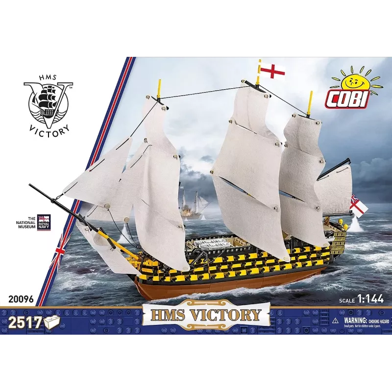 Stavebnica Cobi HMS Victory — 2 517 dielov, detailný historický model plachetnice