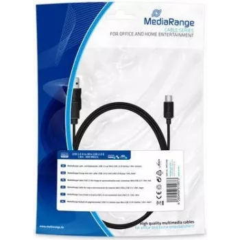 Audio kábel MediaRange MRCS189 1,5 m 3,5 mm čierny