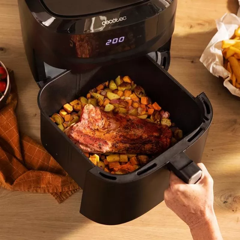 Cecotec Cecofry Absolute 7600, teplovzdušná fritéza, 7,6 l, 80 °C, 200 °C, 60 min, jednotlivý obrázok
