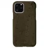 Puzdro Krusell Birka na mobil pre Apple iPhone 11 Pro, tmavohnedé puzdro s koženým vzhľadom