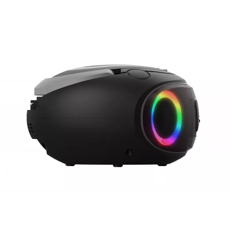 Denver TDB-212GR DAB+ boombox s CD prehrávačom, DAB+/FM, Bluetooth, USB, AUX, sivý