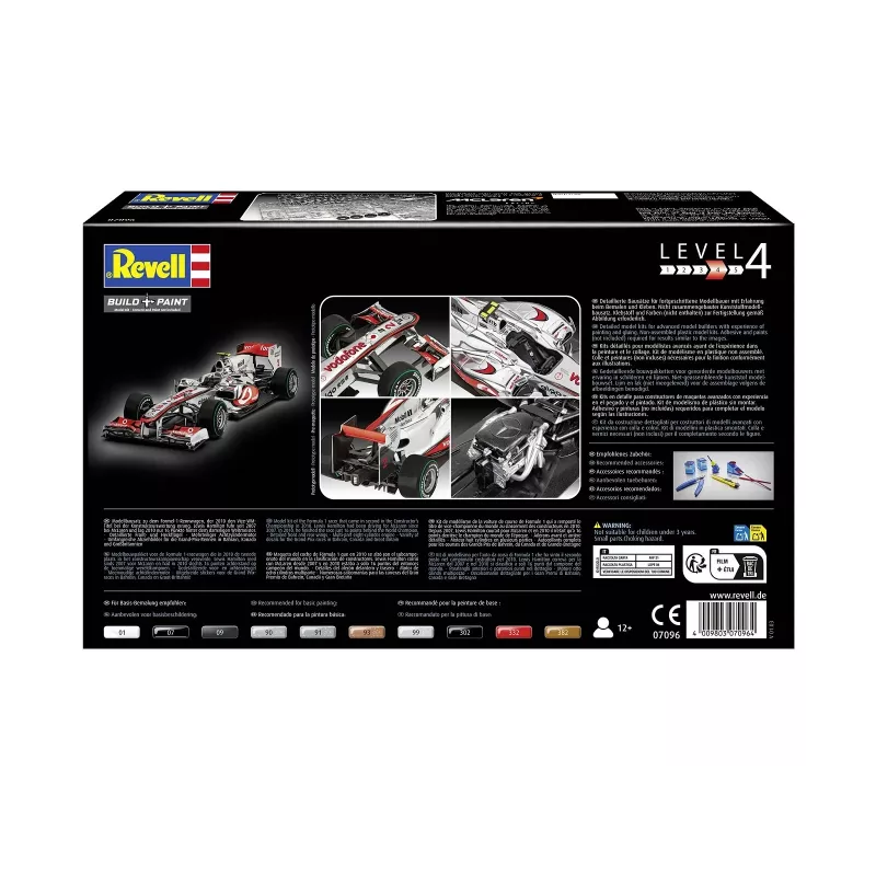 REVELL plastový model McLaren Mercedes MP4-25 Lewis Hamilton — mierka 1:24