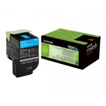 Lexmark 702C R tonerkazeta 1 ks originálna azúrová