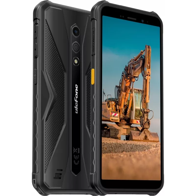 Odolný smartfón UleFone Armor X12 — 3 GB RAM, 32 GB úložisko, celý v čiernej