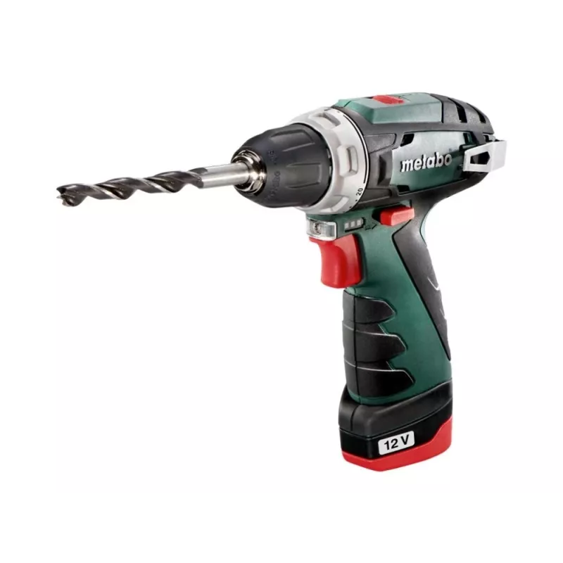 Vŕtačka s pištoľovou rukoväťou Metabo PowerMaxx BS Basic 1400 RPM, čierna, zelená