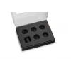 EK Water Blocks EK-Quantum Torque 6-pack HDC 12 momentový kľúč koncový konektor čierny 1/4 6 ks