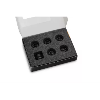 EK Water Blocks EK-Quantum Torque 6-pack HDC 12 momentový kľúč koncový konektor čierny 1/4 6 ks