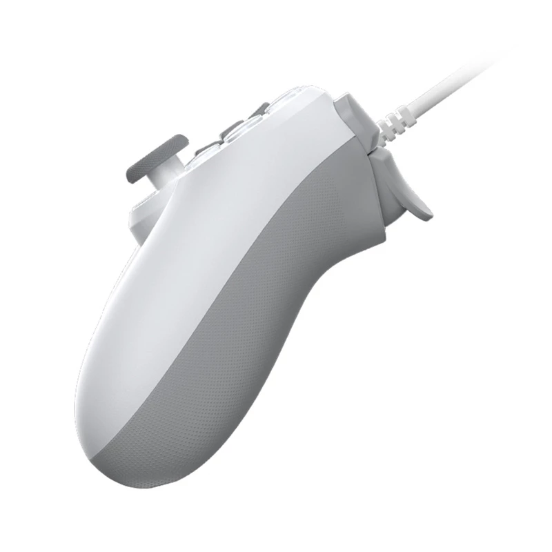 Káblový herný ovládač GameSir T3 Lite WT biely – ergonomický káblový ovládač, kompatibilný s PC