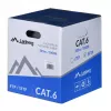 LANBERG sieťový kábel Cat6 SFTP LCS6-11CU-0305-S, 305 m, 23 AWG, sivý, PVC plášť