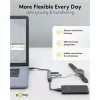 Goobay Slim 4-portový USB hub, USB-A na USB-C™/USB-A, USB 3.2 (74458)