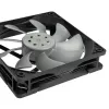 Ventilátor Akasa OTTO SF12 počítačový skriňový ventilátor 12 cm čierny sivý