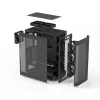 PC skriňa I4 ATX Mid Tower 6 ventilátorov