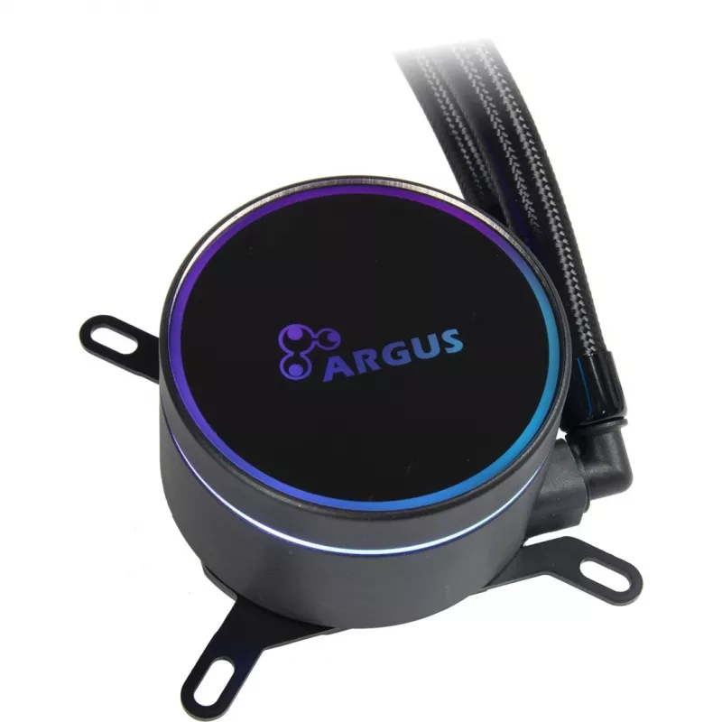 All-in-One kvapalinový chladič Inter-Tech LC-120 RGB 12 cm čierny