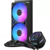 Kvapalinový chladič CPU Cooler Master MasterLiquid 240 Atmos II — 240-mm radiátor, VRM ventilátor, RGB