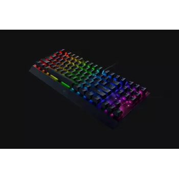 Mechanická herná klávesnica Razer BlackWidow V3 Tenkeyless – káblová, RGB LED osvetlenie