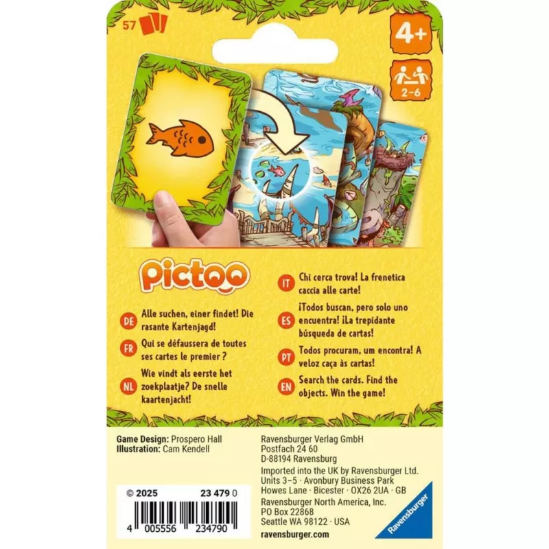 Pictoo Dino-Welt, kartová hra