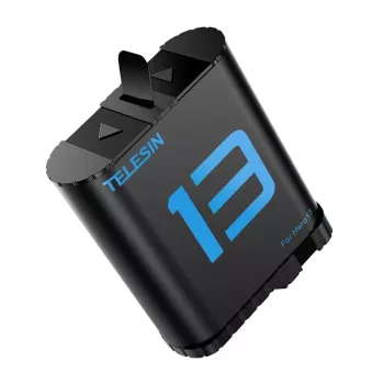 Telesin náhradná batéria pre GoPro Hero 13 — nabíjateľná Li-Ion batéria kompatibilná s Hero 13