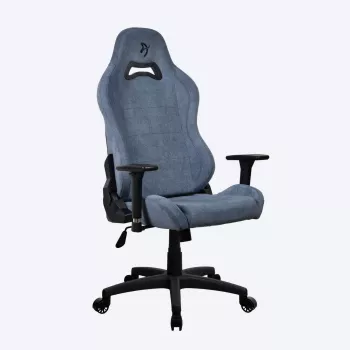 Herná stolička Arozzi Torretta SoftFabric Blue — ergonomický dizajn, nastaviteľná výška a nastaviteľné podrúčky