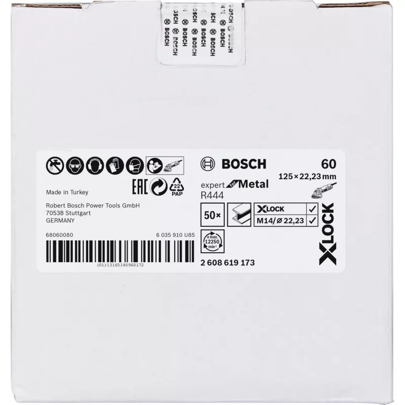 Bosch 2 608 619 173 príslušenstvo rotačného náradia brúsny/šmirgľový kotúč oceľ